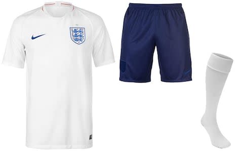 England 2018 World Cup away kit - Credit: Nike