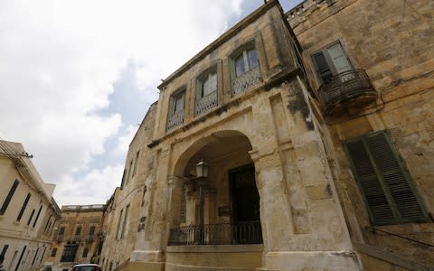 Villa Guardamangia lies outside Malta's capital, Valletta - Credit: Reuters