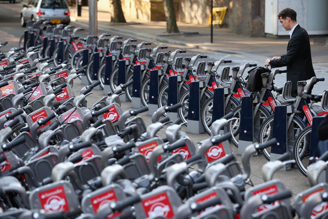 TfL has encouraged Londoners to walk or cycle part of their journey, if possible (Getty Images)