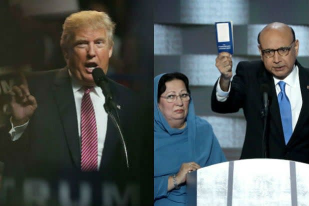 donald trump khizr khan ghazala khan