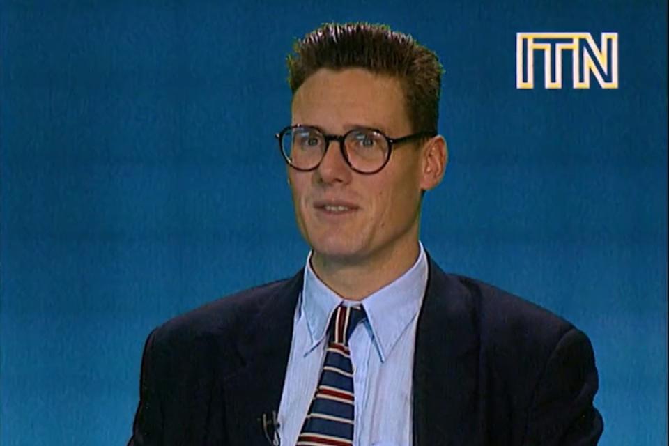 Keir Starmer in 1994, when he was a human rights lawyer (ITN)