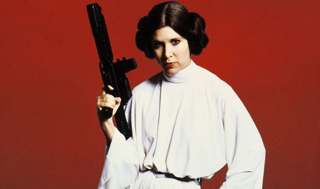 Carrie Fisher as Princess Leia (Photo: LucasFilm)