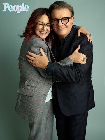 <p><a href="https://www.instagram.com/ariandlouise/" data-component="link" data-source="inlineLink" data-type="externalLink" data-ordinal="1">Ari & Louis</a></p> Megan Mullally and Nathan Lane posed together September 18