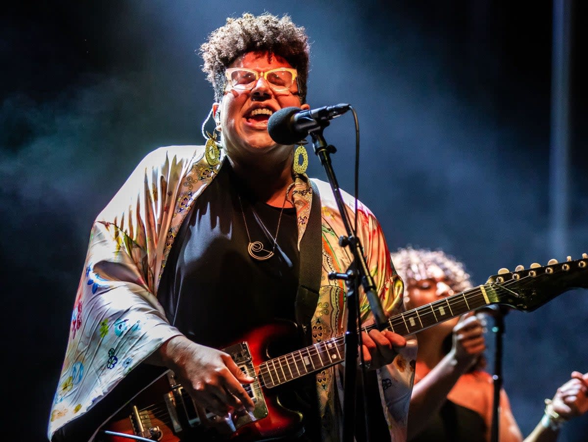 Rock’n’roll spirit: Musician Brittany Howard performing at Afropunk festival in 2019 (Rex Features)