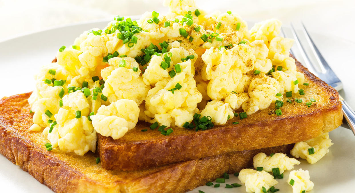 Scrambled eggs are a great meal to start the day with. [Photo: Getty]