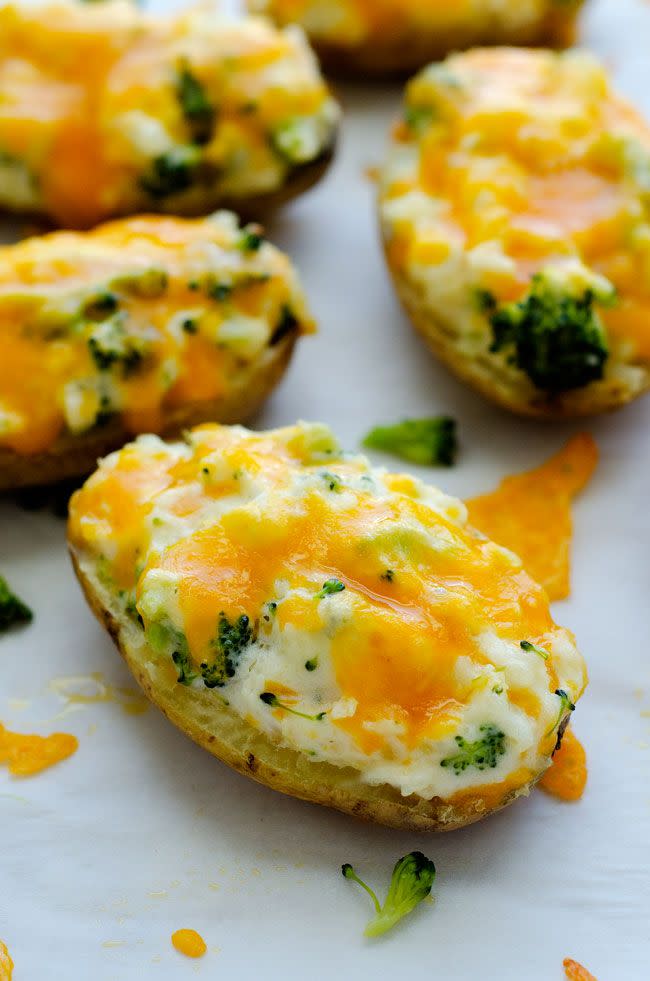 Cheesy Broccoli Twice-Baked Potatoes