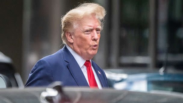 FILE PHOTO: Former U.S. President Donald Trump departs Trump Tower in New York City, Aug. 10, 2022, two days after FBI agents searched his Mar-a-Lago estate in Palm Beach, Fla. (David Dee Delgado/Reuters, File)