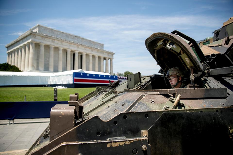 A military parade follows Trump's visit to North Korea and outrage flows from the border.