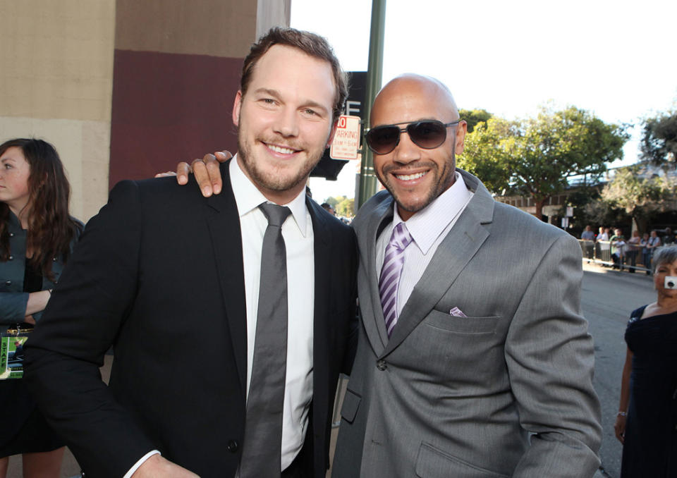 Moneyball Oakland premiere 2011 Chris Pratt Stephen Bishop