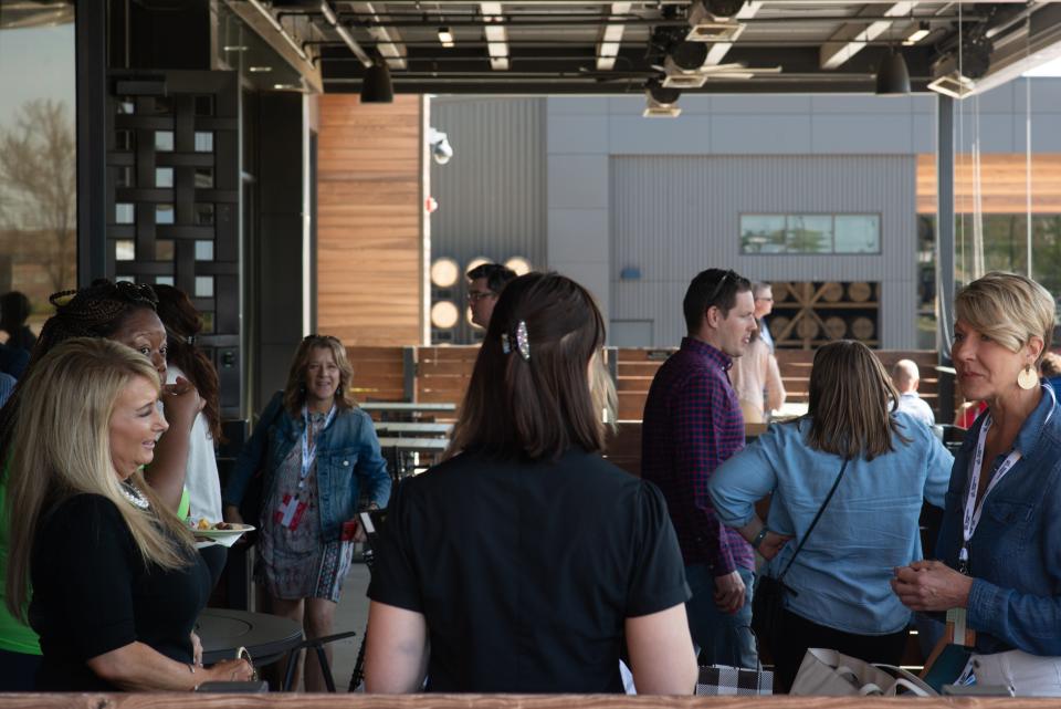 A premium networking event brought Intercity participants to Fox Trail Distillery in Rogers on the first day of the trip.