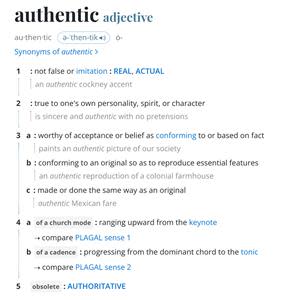 Merriam Webster Announces Authentic as the 2023 Word of the Year