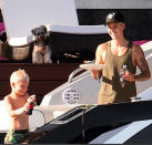 <p>The Biebs had the cutest first mate around — his brother Jaxon — for some yachting adventures in July 2016. Scary fact: That kid is going to grow up thinking traveling on a fancy yacht is normal. (Photo: <a rel="nofollow noopener" href="https://www.instagram.com/p/BHiZhvMBDEw/?hl=en" target="_blank" data-ylk="slk:Justin Bieber via Instagram;elm:context_link;itc:0;sec:content-canvas" class="link ">Justin Bieber via Instagram</a>) </p>