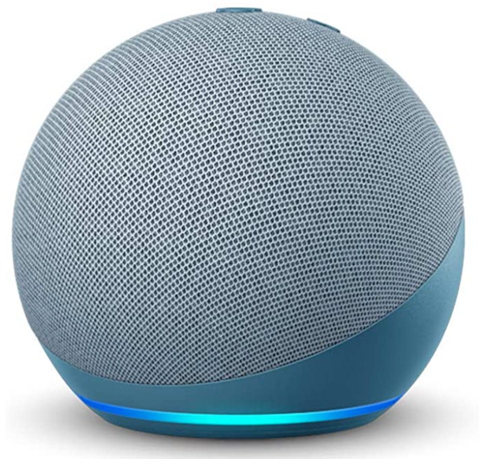 blue  Amazon Echo Dot