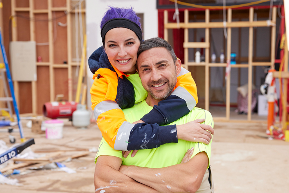 The Block's Tanya and Vito.