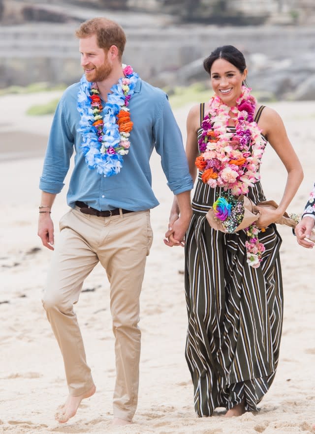 Meghan MArkle Prince Harry Sydney Beach