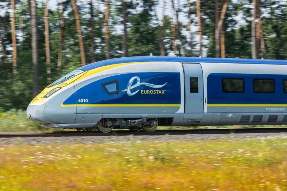 Pictured is a Eurostar train. Google made it sleeker to find rail options in certain European countries. Eurostar