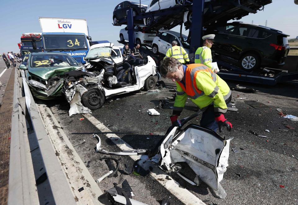 100-vehicle Sheppey car crash