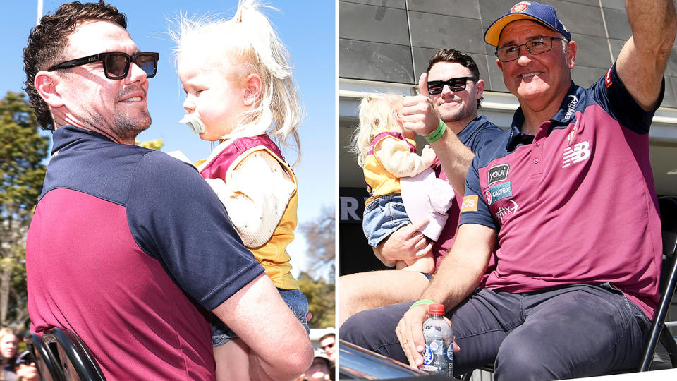 Lachie Neale, pictured here amidst booing from Collingwood fans during the AFL grand final parade.