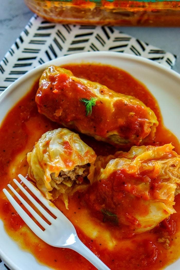 Stuffed cabbage rolls