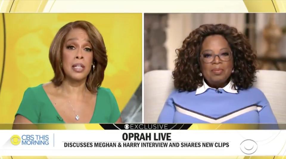 Oprah on CBS This Morning