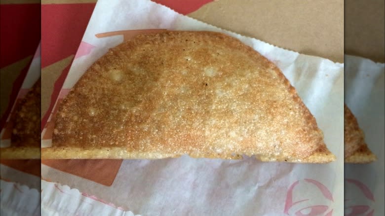 Taco Bell's caramel apple empanada