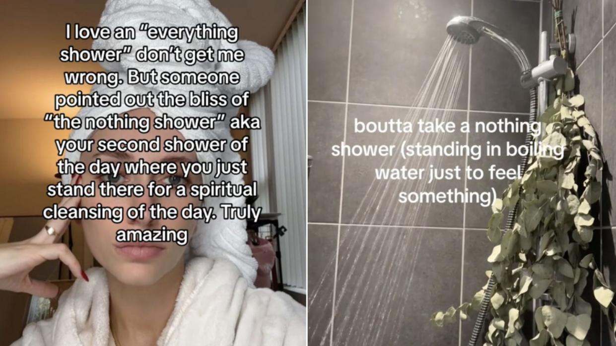 nothing shower