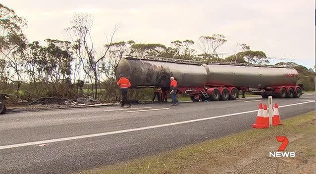 The damage bill has been estimated at more than half a million dollars. Picture: 7 News