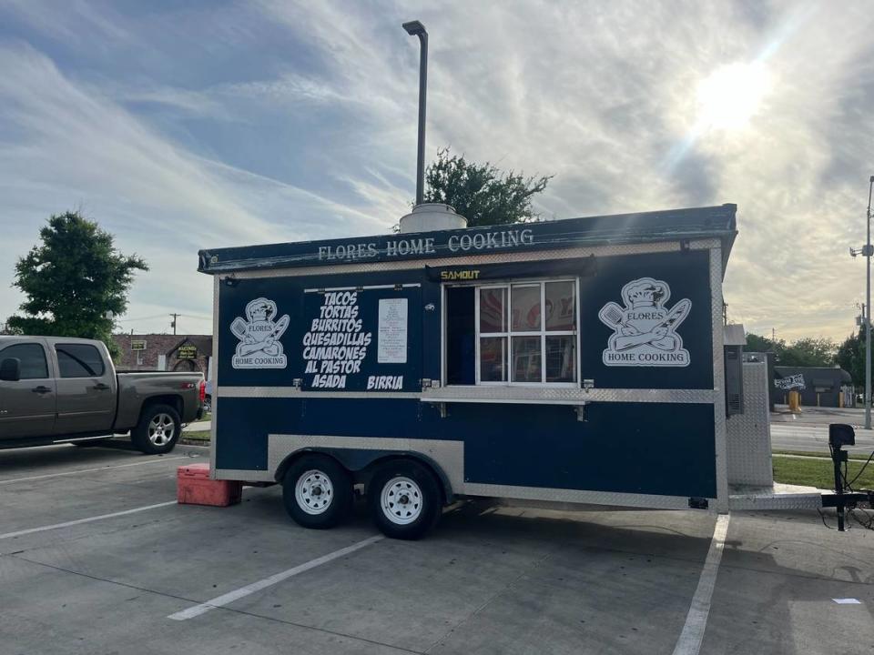 Flores Home Cooking food truck at 4025 Hemphill St. in Fort Worth on April 18, 2024.