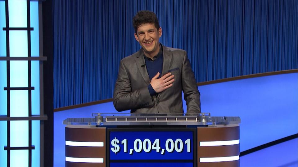 Matt Amodio wins a million dollars on Jeopardy!