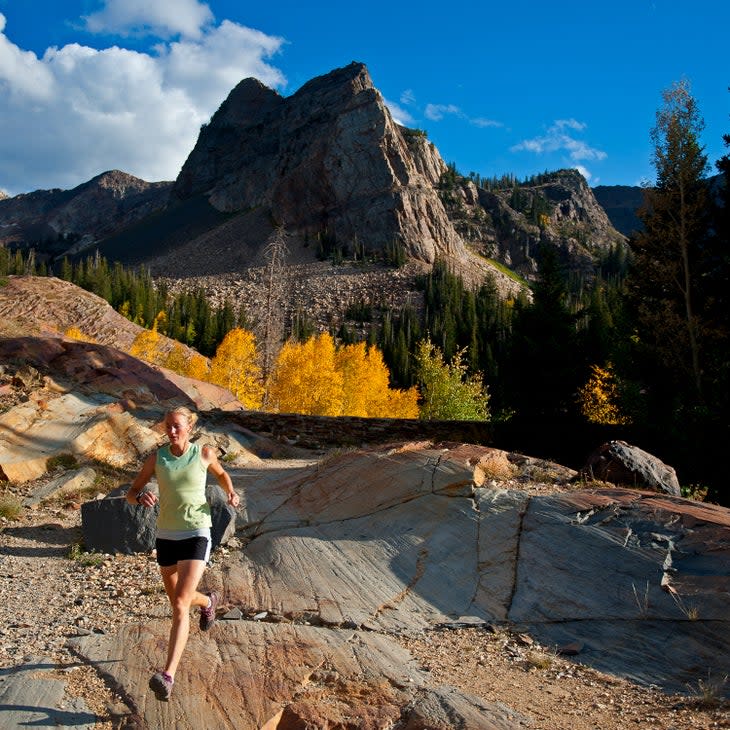 foliage runner Big Cottonwood Canyon