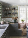 <p> While it may seem like an unusual choice, kitchen wallpaper ideas are a brilliant addition to Scandinavian kitchens – bringing color, texture and life into the space. </p> <p> A botanical inspired print offers a way to instantly imbue your kitchen with that quintessential Scandi design. ‘We Scandinavians love nature and bringing it into our interior. Wallpaper is a great way to achieve this,’ says Sissa Sundling, head of design at Boråstapeter. </p> <p> ‘When it comes to kitchen wallpaper, you can afford to be bold. With base and wall cabinets, splashbacks and appliances, you will not have as much exposed wall as in other rooms of the home. A floral design will keep the feeling of the summer all year round.’  </p>