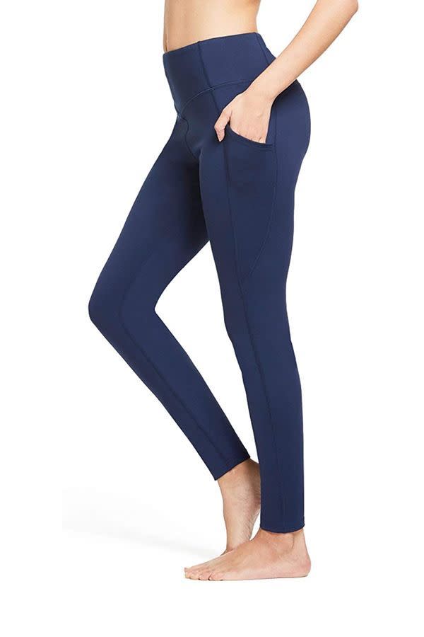 1) Fleece-Lined Winter Leggings