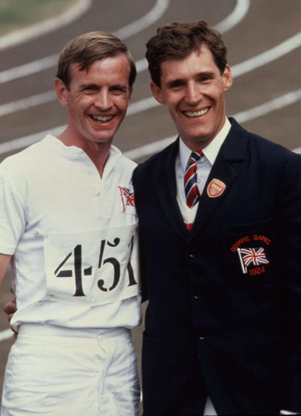 Harold Abrahams (Ben Cross), right, and Eric Liddell (Ian Charleson)  - Alamy