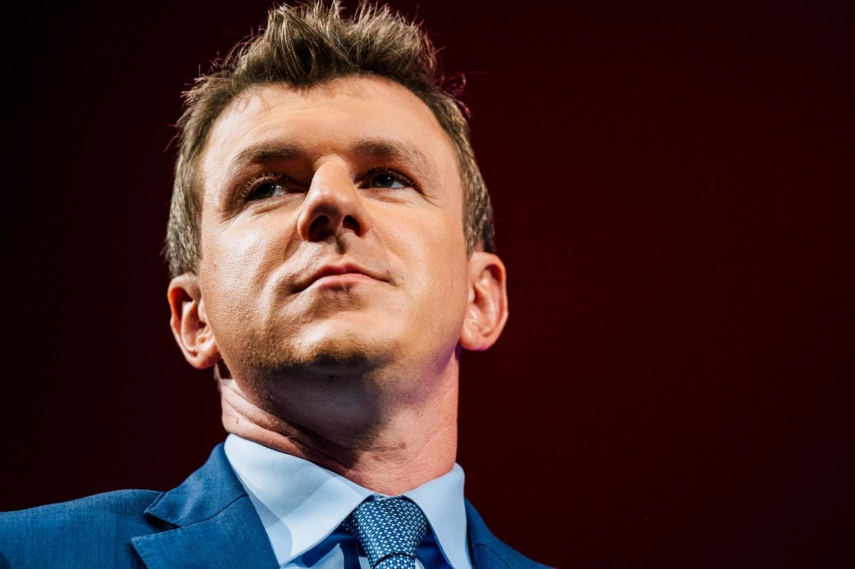<span>Project Veritas founder James O'Keefe attends the Conservative Political Action Conference in Dallas, Texas, on 9 July 2021.</span><span>Photograph: Brandon Bell/Getty Images</span>