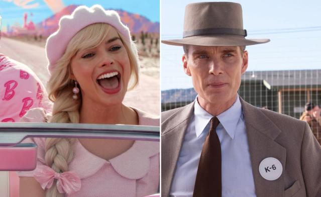 BARBIE' and 'OPPENHEIMER' currently sit at 89% and 94% on Rotten Tomatoes  respectively. 🍅