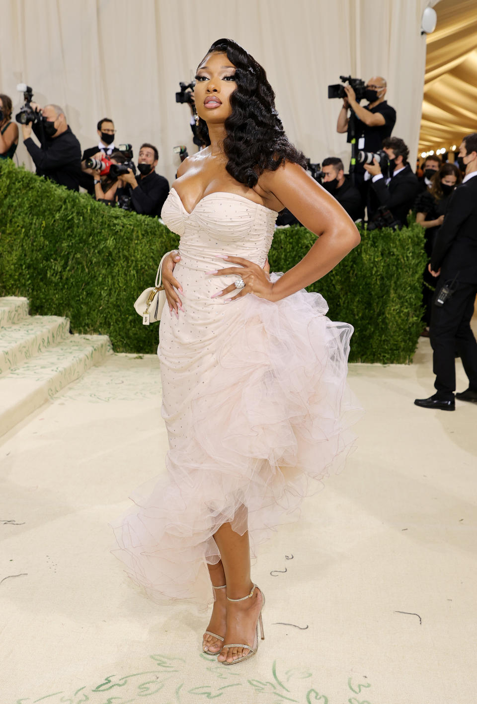 The 2021 Met Gala Celebrating In America: A Lexicon Of Fashion - Arrivals (Mike Coppola / Getty Images)