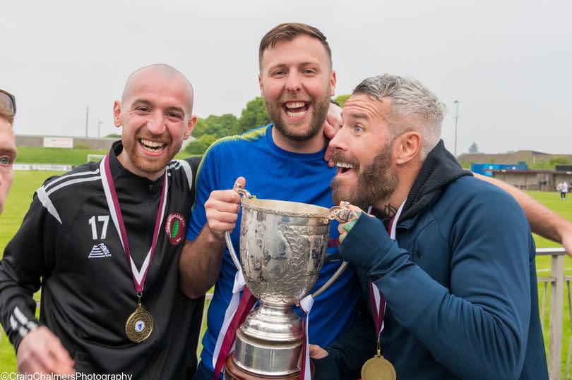 Kevin McNaughton with trophy