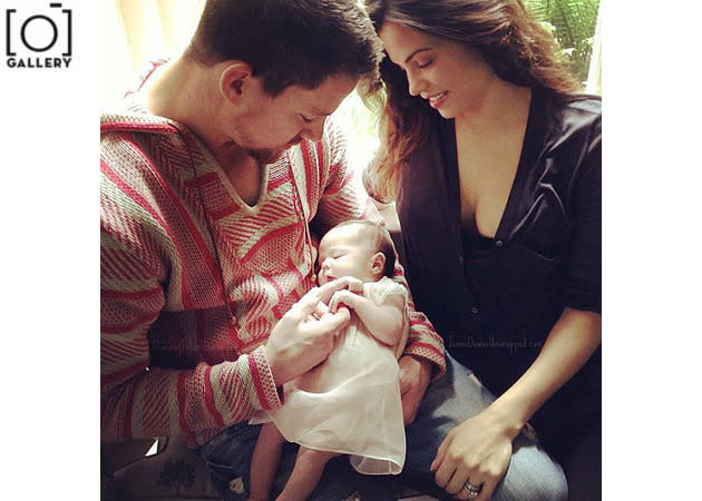 celebrity babies introduced online channing tatum jenna dewan tatum everly