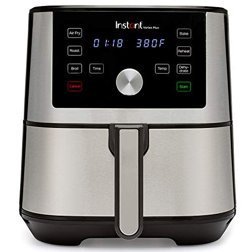 Instant Pot Vortex Plus 6-in-1 Air Fryer, 6 Quart, 6 One-Touch Programs, Air Fry, Roast, Broil,…