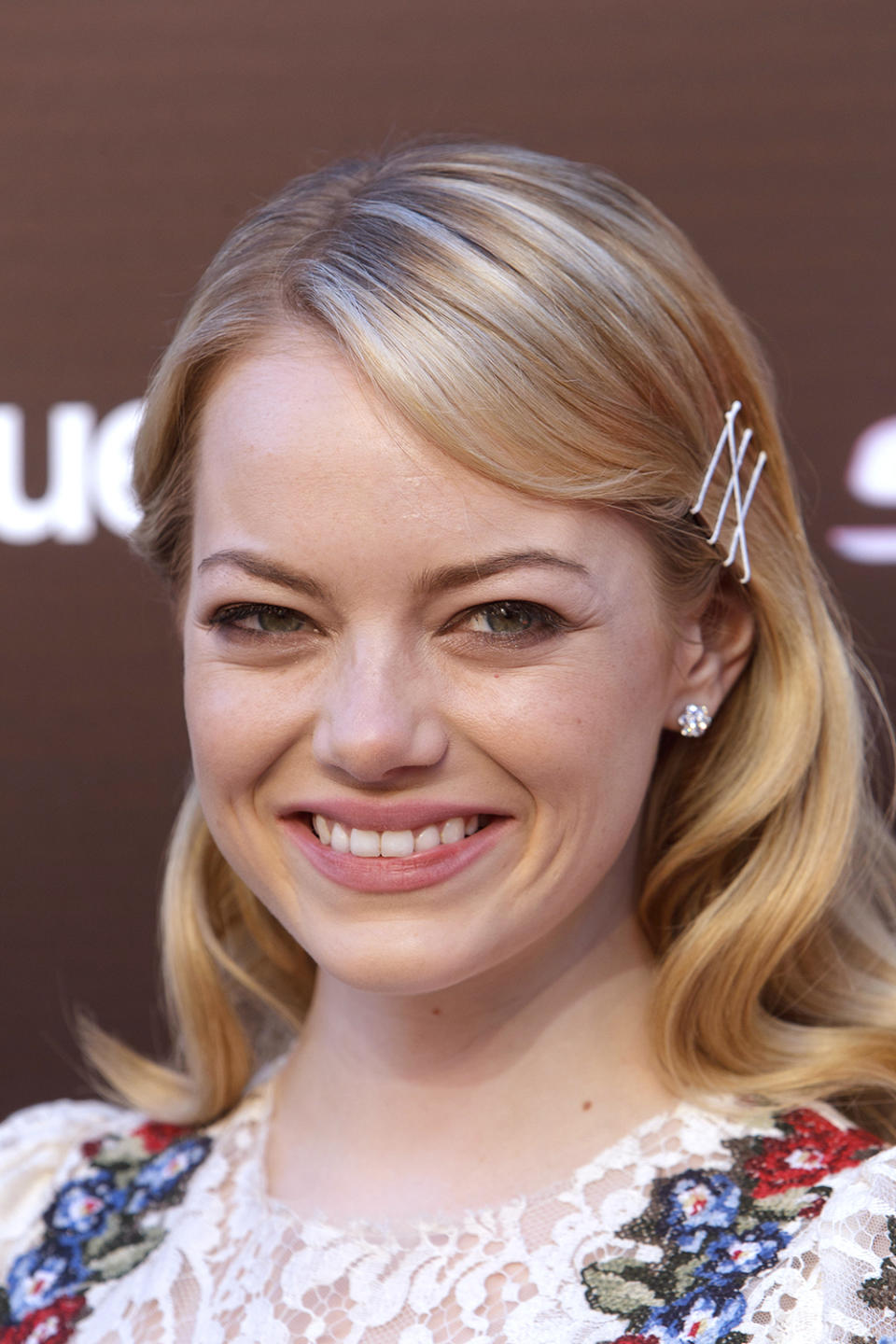 Emma Stone's Bobby-Pin Thatch