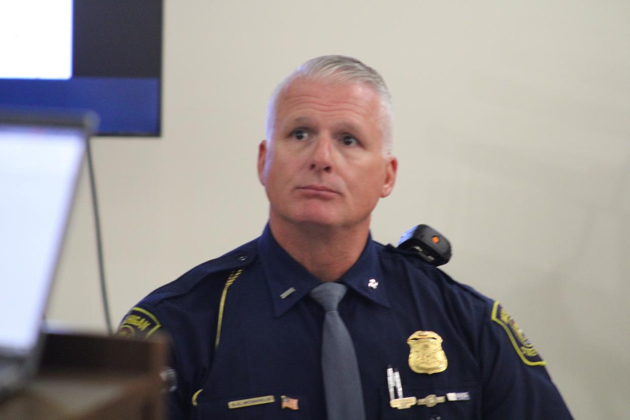 Michigan State Police Sergeant Scott McManus testified on Wednesday, Sept. 6, 2023 as the final trial in the Whitmer kidnapping case continues.