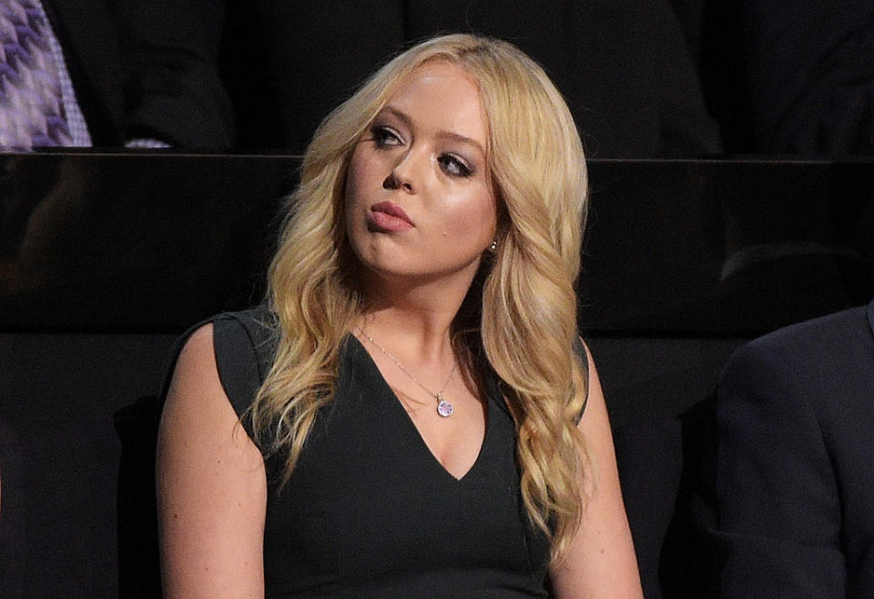 Tiffany Trump también tiene ‘miradas que matan’. (Foto: Getty)