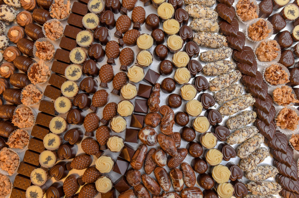 09 October 2018, Brandenburg, Hammelspring: In the Chocolaterie Hammelspring there are handmade chocolates. About 80 kilometres north of Berlin, in the small village of Hammelspring near Templin, the finest chocolate products have been produced since 2008 using traditional craftsmanship. Photo: Patrick Pleul/dpa-Zentralbild/ZB (Photo by Patrick Pleul/picture alliance via Getty Images)