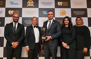 Awarded to Dr. Nasser Qaidi, CEO of Bahrain Tourism and Exhibition Authority (BTEA) at the World Travel Awards 2023 Grand Final Gala Ceremony held at Burj Al Arab, Dubai, United Arab Emirates on December 1, 2023 Awarded honors.  .