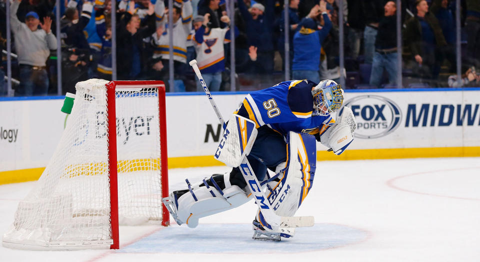 No one can predict where Jordan Binnington will be a year from now, so let’s enjoy this run. (Getty)