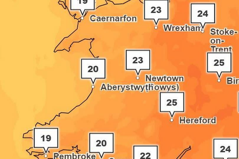 Wednesday 7pm -Credit:Met Office