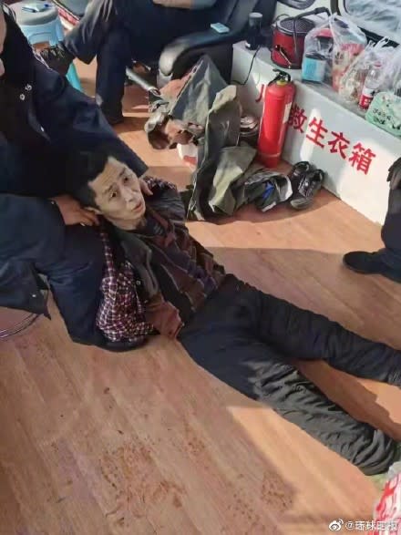 中國吉林監獄罪犯朱賢健越獄，今(28日)成功抓獲，結束 41 天的逃亡。   圖 : 翻攝環球網