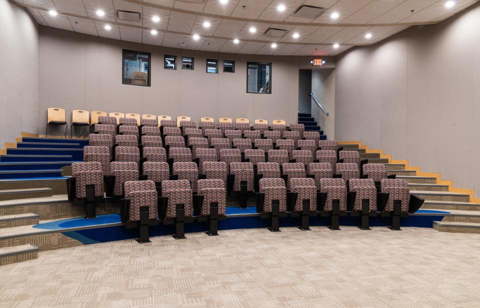 Among the amenities in The Community Impact Center building is an auditorium.