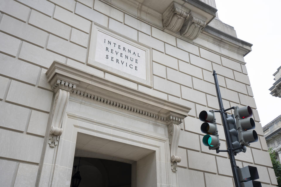 Washington, DC, USA - June 21, 2022: The Internal Revenue Service (IRS) Building, located in the center of the Federal Triangle complex in Washington, DC.