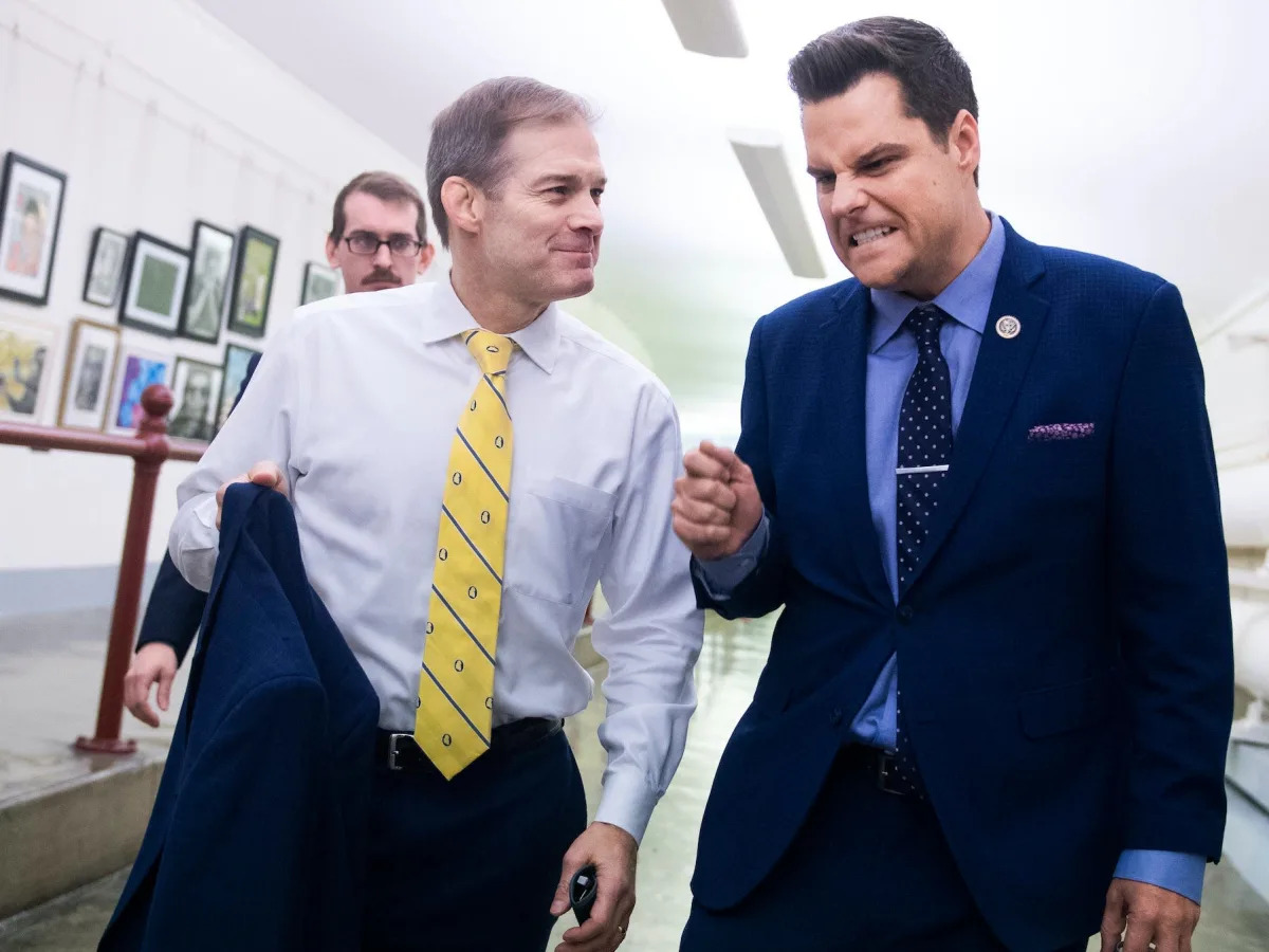 Reps. Matt Gaetz and Jim Jordan plotted with Trump to stop Biden from becoming p..